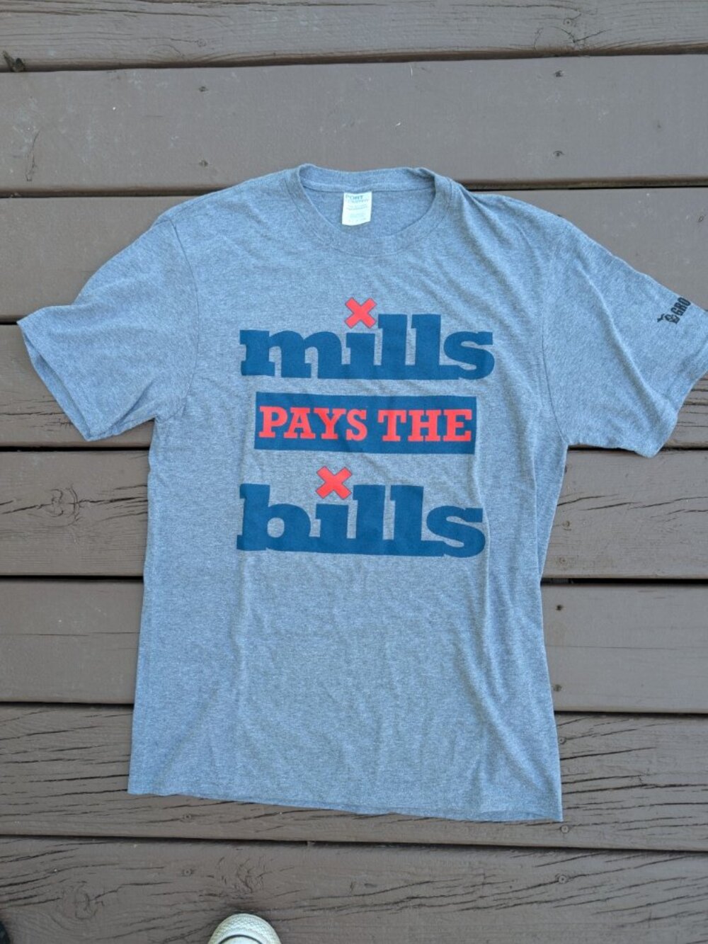 Mills Pays the Bills T-Shirt Size S Small Mills Hydroponic Plant Nutrients